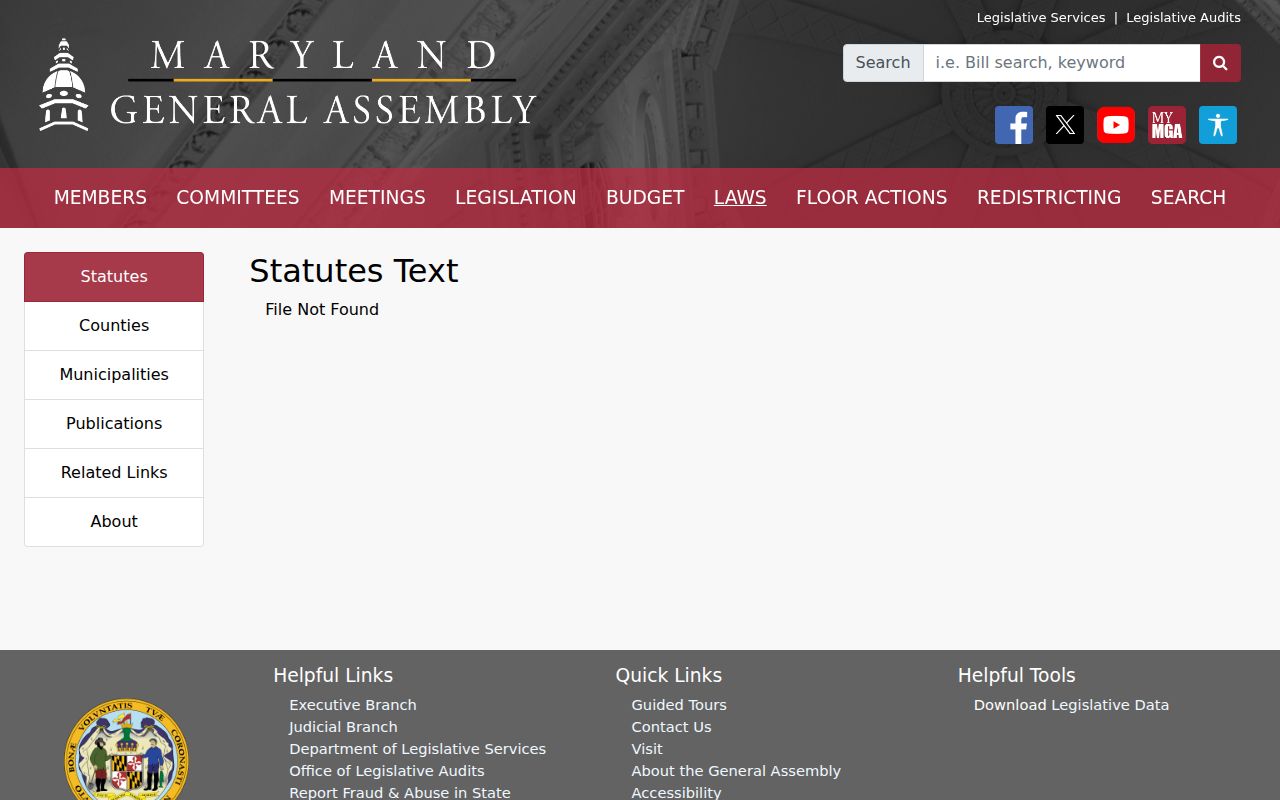 Wheaton public records Maryland response deadline statute